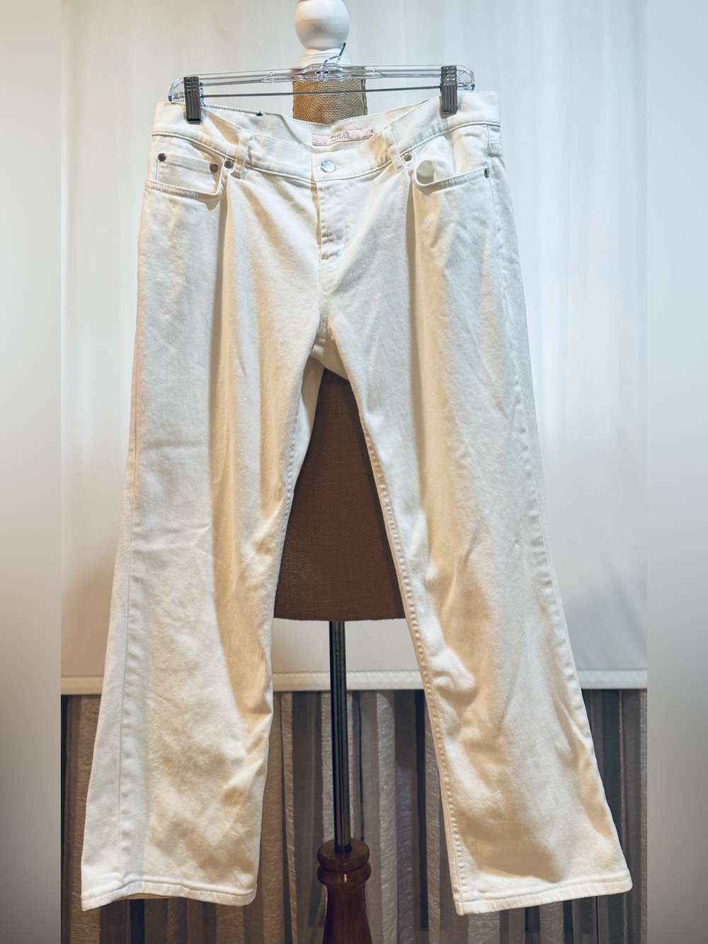 RED Valentino Off-White Cotton Chinos